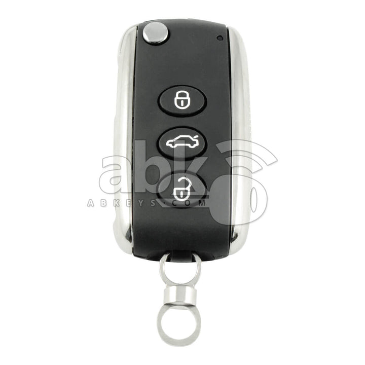 Bentley Continental GT Flying Spur 2005+ Flip Remote Cover 3Buttons HU66 - ABK-3373 - ABKEYS.COM