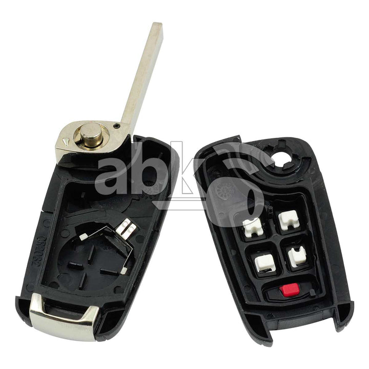 Chevrolet 2009+ Flip Remote Cover 5Buttons HU100 - ABK-3381 - ABKEYS.COM