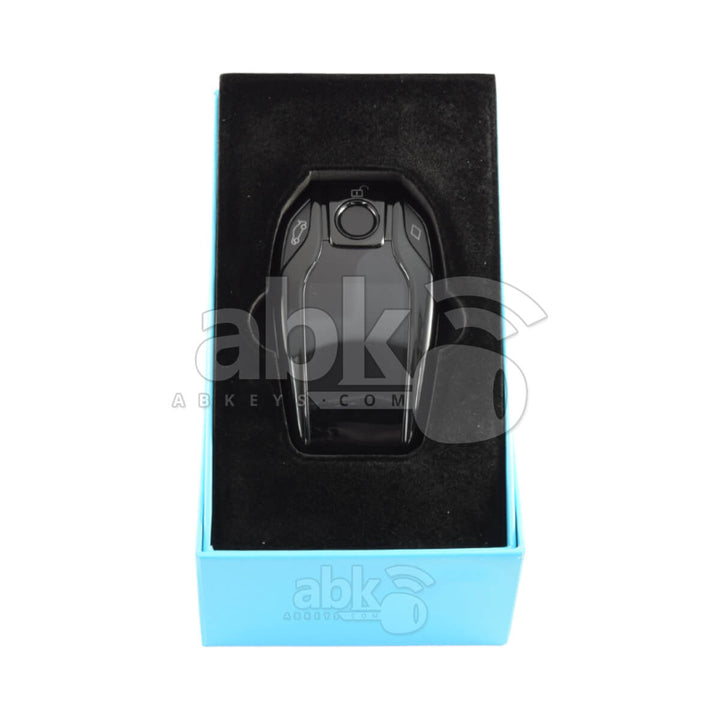 LCD Universal Smart Key For All Brands BMW Style Black Color - ABK-3481-BM1-BLK - ABKEYS.COM