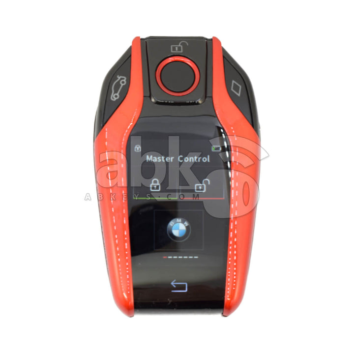 LCD Universal Smart Key For All Brands BMW Style Red Color - ABK-3481-BM1-RED - ABKEYS.COM