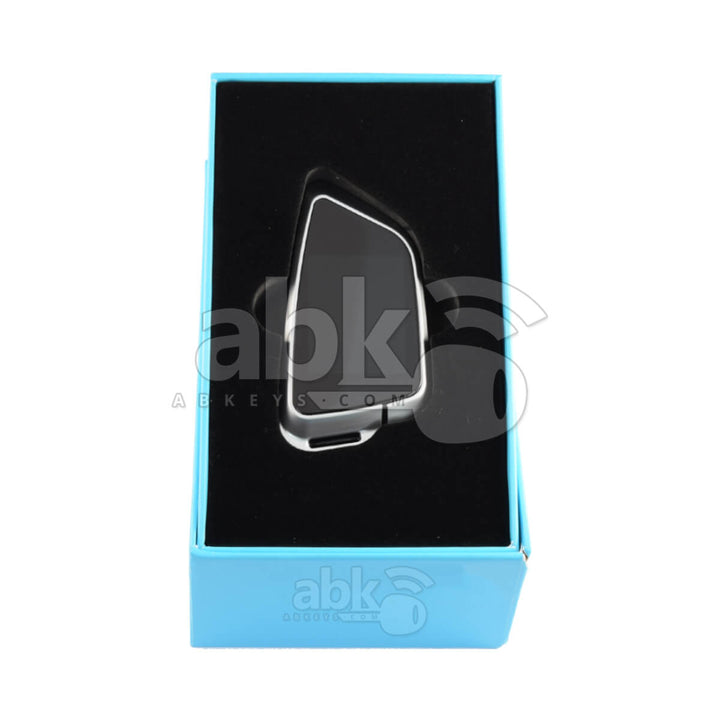LCD Universal Smart Key For All Brands BMW FEM Style2 Silver Color - ABK-3481-BM2-SLV - ABKEYS.COM
