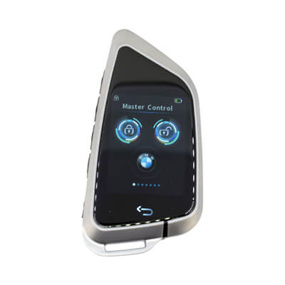 Clé Intelligente LCD Universelle pour Toutes les Marques BMW Style2 FEM Couleur Argent