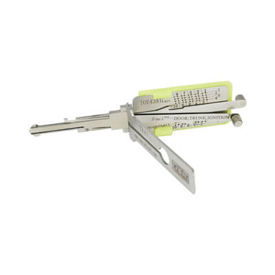 Genuine Lishi NightVision Отмычка и Декодер 3 в 1 Для TOY43 10CUT Инструмент Lishi NVLISHI3-1TOY43AT