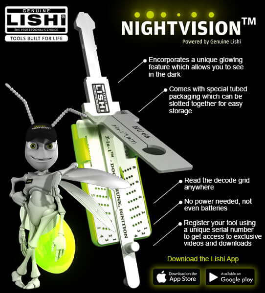 Genuine Lishi NightVision Decoder For HON70 Lishi Tool NVLISHIREADERHON70