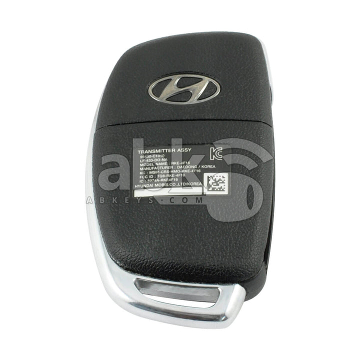 Genuine Hyundai Sonata 2015+ Flip Remote 4Buttons 95430-C1010 433MHz TQ8-RKE-4F16 - ABK-3522 -