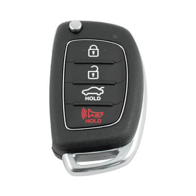 Оригинальный Выкидной Пульт Hyundai Sonata 2015-2018, 4Кнопки 95430-C1010 433MHz, TQ8-RKE-4F16