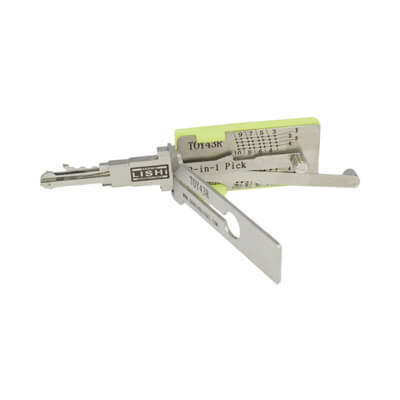Genuine Lishi NightVision Apertura y Decodificador 2-en-1 Para TOY43R Herramienta Lishi NVLISHI2-1TOY43R