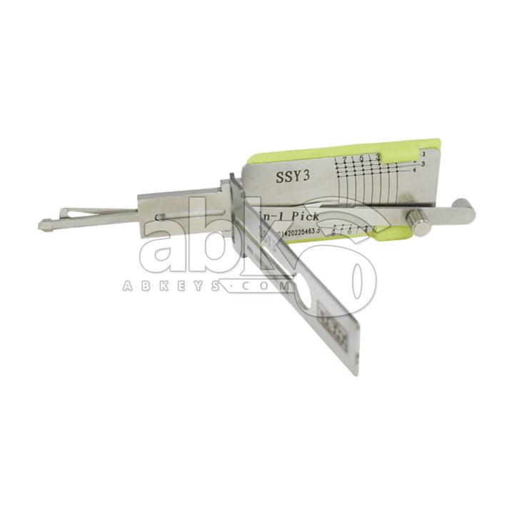 Genuine Lishi NightVision 2-in-1 Pick / Decoder For SSY3 Lishi Tool NVLISHI2-1SSY3 - ABK-3692 -