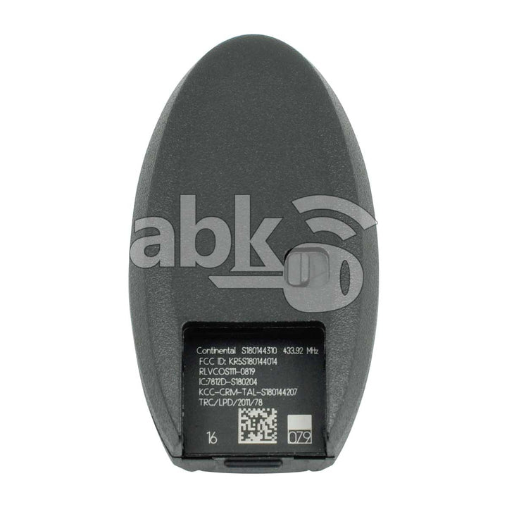Genuine Nissan Altima Maxima 2016+ Smart Key 5Buttons 285E3-4RA0B 433MHz KR5S180144014 - ABK-3717 -