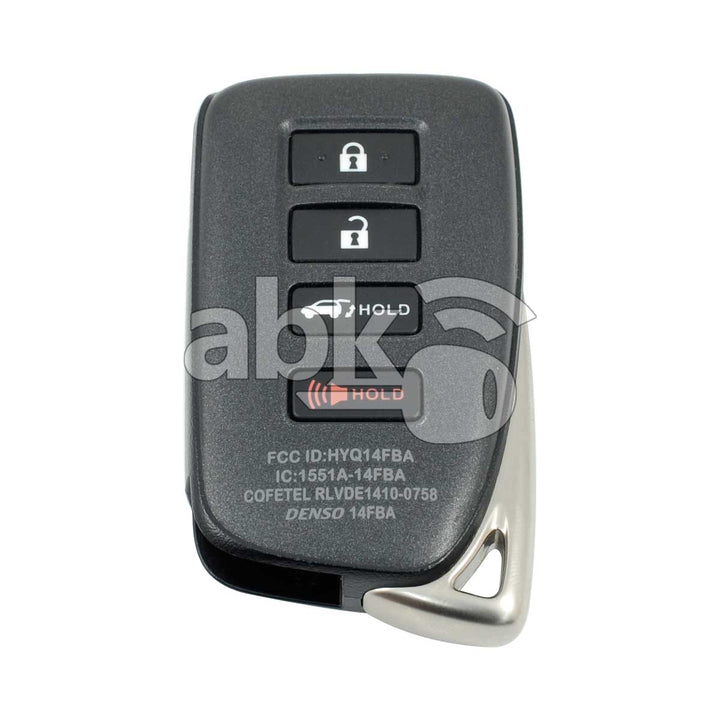 Genuine Lexus NX200 NX300 LX460 LX570 2015+ Smart Key 4Buttons 89904-78470 315MHz HYQ14FBA P1 A8 -