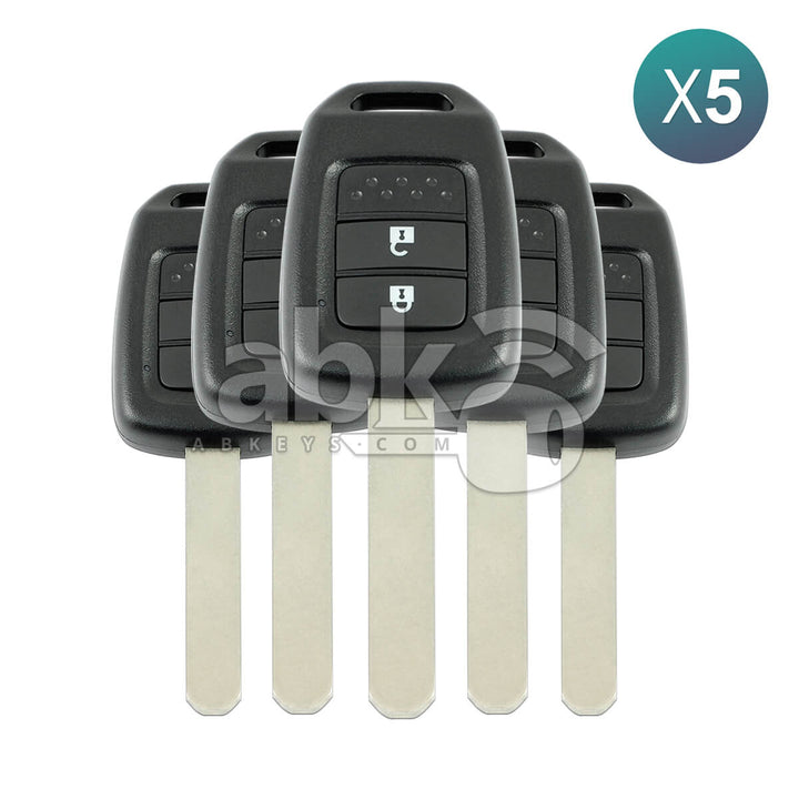 Genuine Honda Civic City 2013+ Remote Key 5Pcs Bundle 2Buttons 433MHz HON66 - ABK-3723-OFF5 -