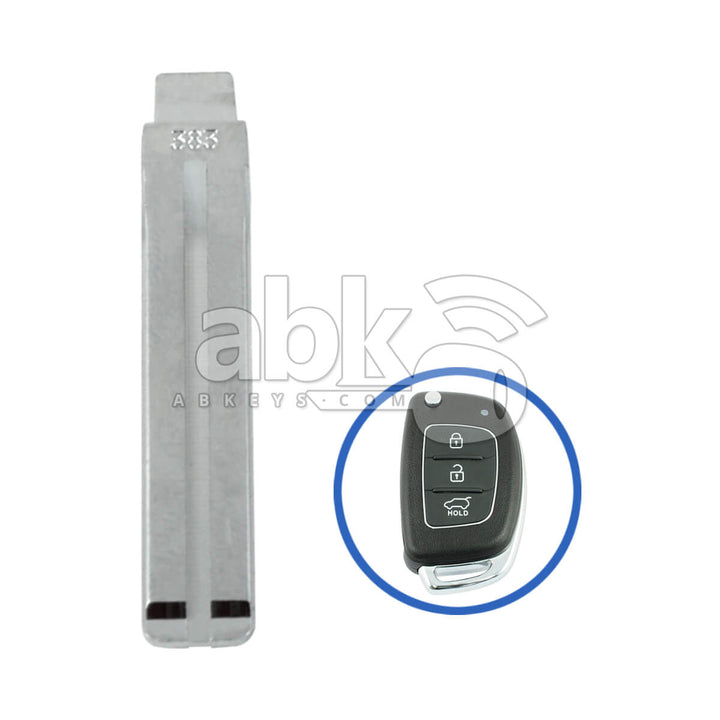 Genuine Hyundai Tucson IX35 2009+ Flip Remote Key Blade 81996-2S000 TOY40 - ABK-3751 - ABKEYS.COM