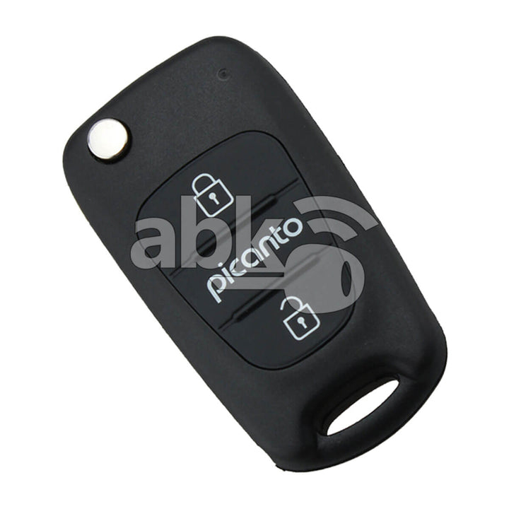 Genuine Kia Picanto 2011+ Flip Remote 2Buttons 95430-1Y300 433MHz SEKS-KM10TX - ABK-3843 -