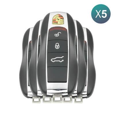 Porsche Cayenne, Macan, Panamera 2011+ Llave Inteligente, 3Botones, 433MHz Keyless Go 5 Uds Lote
