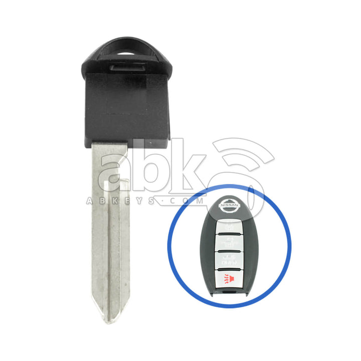 Nissan Infiniti 2007+ Smart Key Blade H0564-1FA0B NSN14 - ABK-3963 - ABKEYS.COM