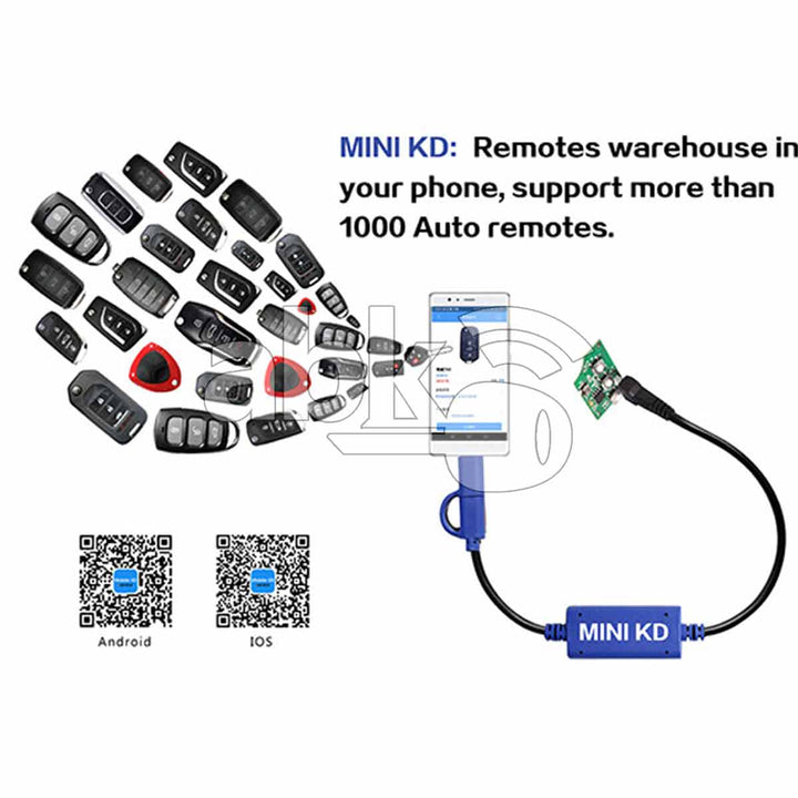 KeyDiy KD Mini Remote Generator Device For Android Smart Phones - ABK-4003 - ABKEYS.COM