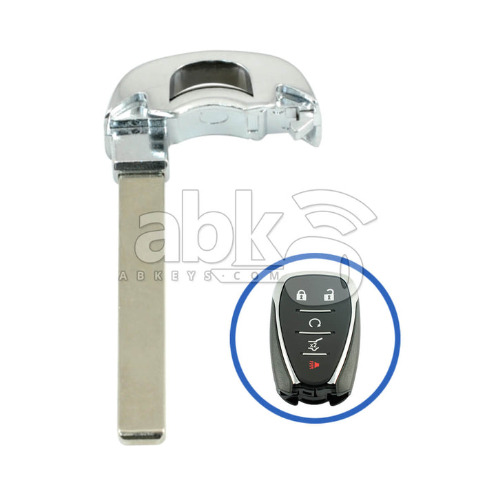 Chevrolet 2016+ Smart Key Blade 13590048 13589533 5929363 HU100 - ABK-4095 - ABKEYS.COM