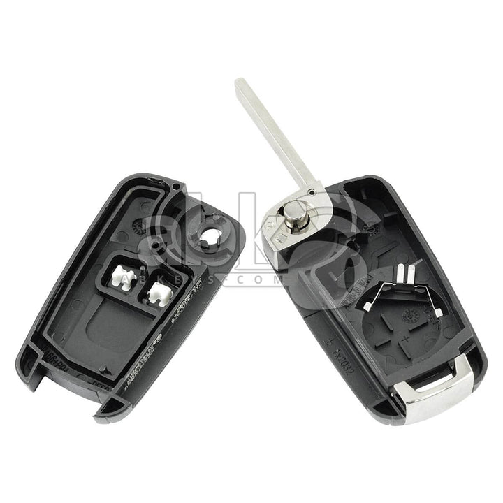 Opel 2009+ Flip Remote Cover 2Buttons HU100 - ABK-4108 - ABKEYS.COM