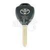 Genuine Toyota Yaris 2006+ Key Head Remote 2Buttons 89070-52752 89070-52753 433MHz TOY43 - ABK-415 -