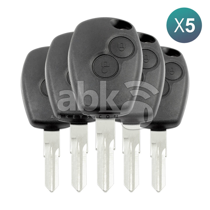 Renu Clio4 Duster Logan Master Twingo 2013+ Remote Key 5Pcs Offer 2Buttons 433MHz VAC102 805673071R
