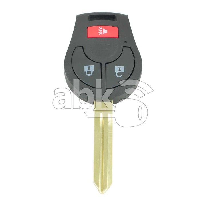 Nissan Murano Juke Armada Rogue Titan 2002+ Key Head Remote 3Buttons 433MHz NSN14 - ABK-4236 -