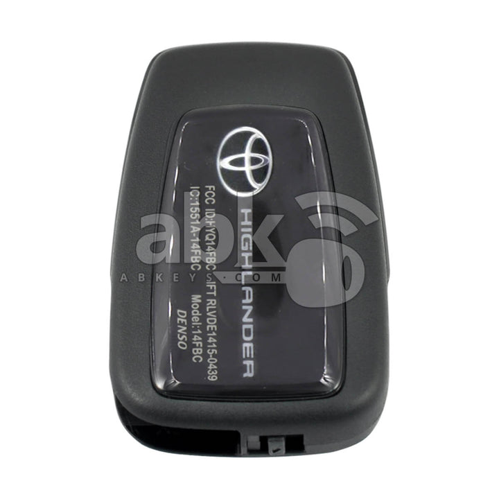 Genuine Toyota Highlander 2020+ Smart Key 3Buttons 8990H-0E010 315MHz HYQ14FBC - ABK-4258 -