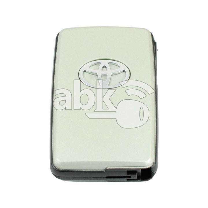 Toyota Rav4 Corolla Auris Vitz Yaris 2006+ Smart Key Cover 2Buttons Light Gray - ABK-4290 -