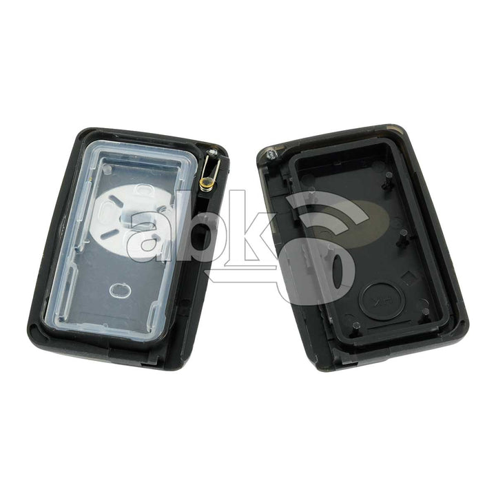 Toyota Rav4 Corolla Auris Vitz Yaris 2006+ Smart Key Cover 2Buttons Light Gray - ABK-4290 -