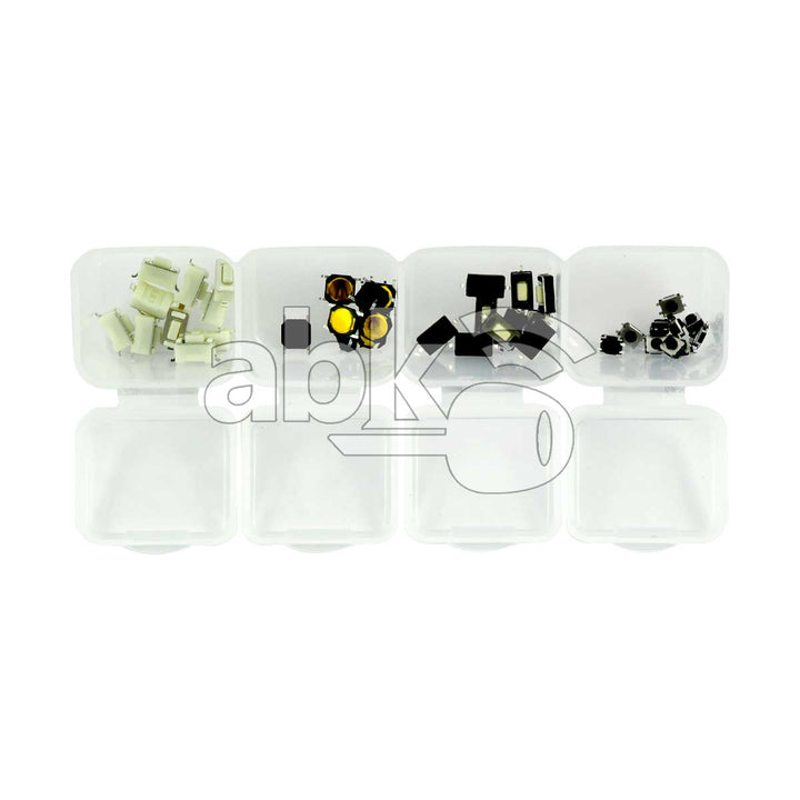 Remote Tactile Switch Buttons Box With 280Pcs For All Models - ABK-4299 - ABKEYS.COM