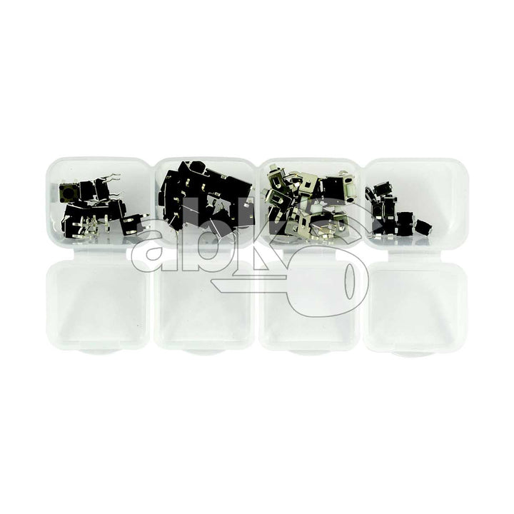 Remote Tactile Switch Buttons Box With 280Pcs For All Models - ABK-4299 - ABKEYS.COM
