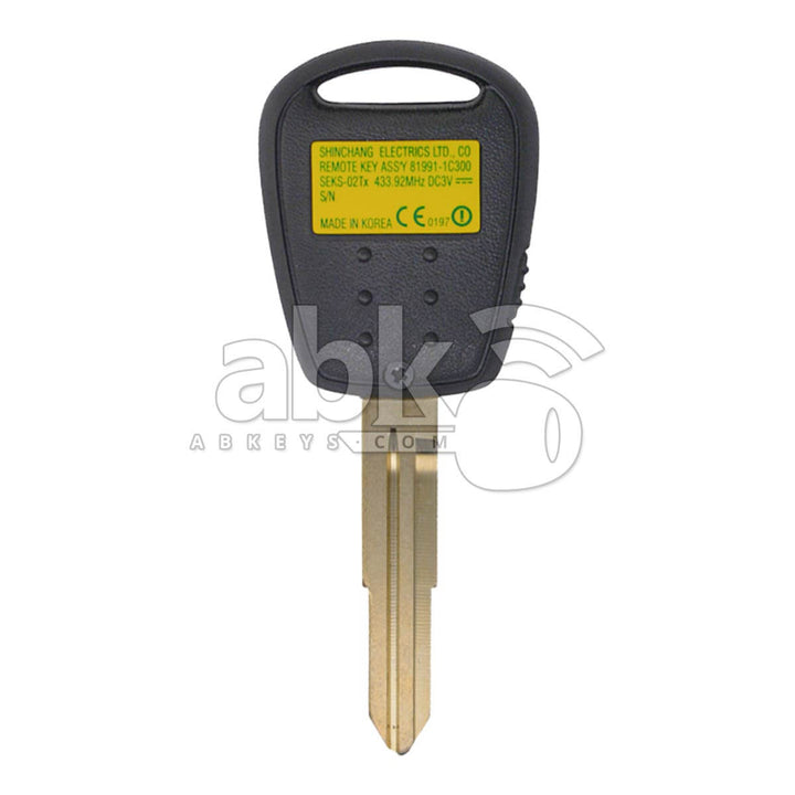 Genuine Hyundai Getz Accent 2002+ Key Head Remote 1Button 81996-1C300 433MHz SEKS-02TX HYN6 -