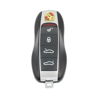 Чехол Смарт-Ключа Porsche Cayenne, Macan, Panamera 2011+, 4Кнопки