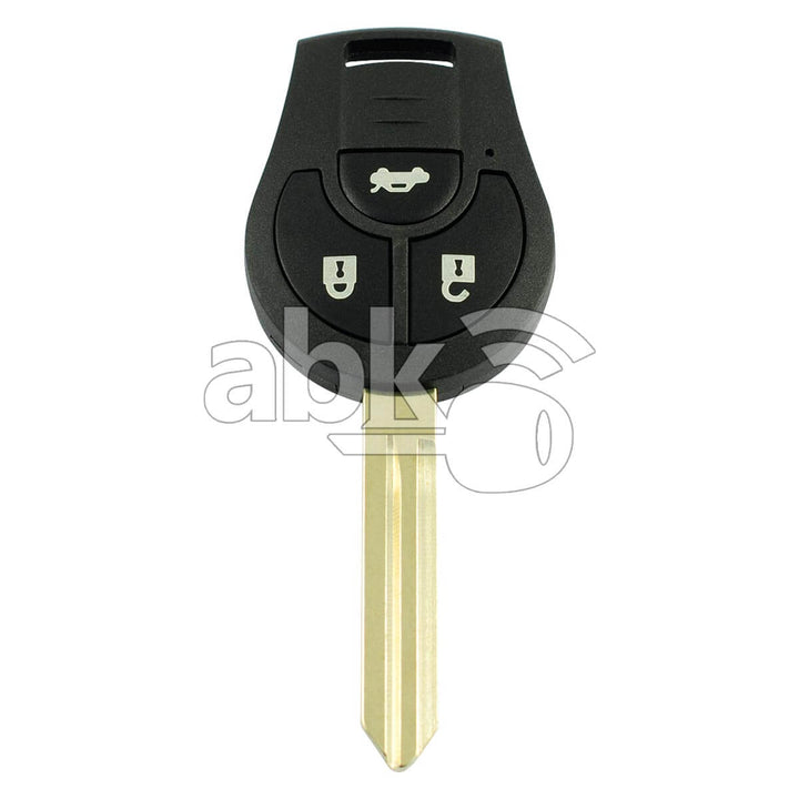 Nissan Key Head Remote 3Buttons 433MHz CWTWB1U761 NSN14 - ABK-4419 - ABKEYS.COM