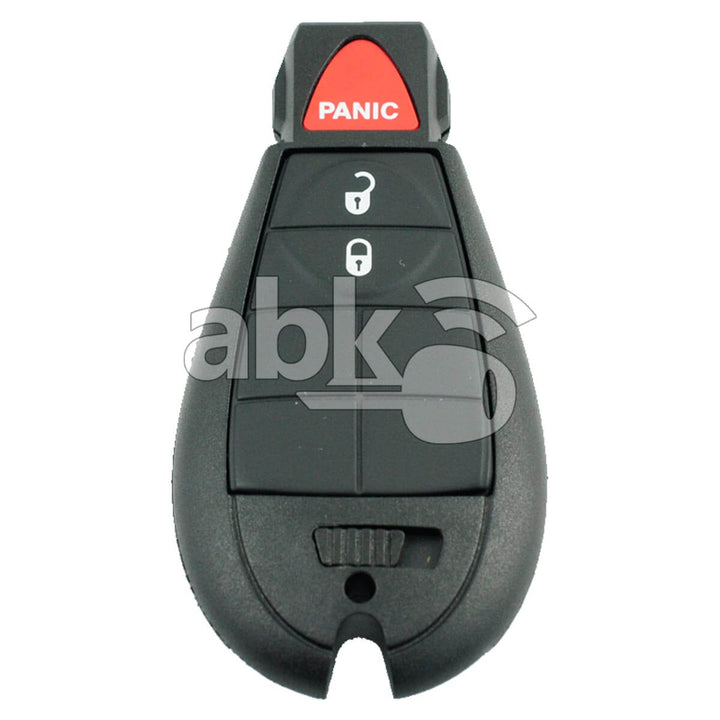 Jeep Chrysler Dodge Fobik 2010+ Remote Control Cover 3Buttons IYZ-C01C - ABK-4453 - ABKEYS.COM