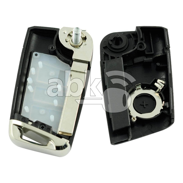 Volkswagen Flip Remote Cover 3Buttons Convert To MQB Style HU66 - ABK-4462 - ABKEYS.COM