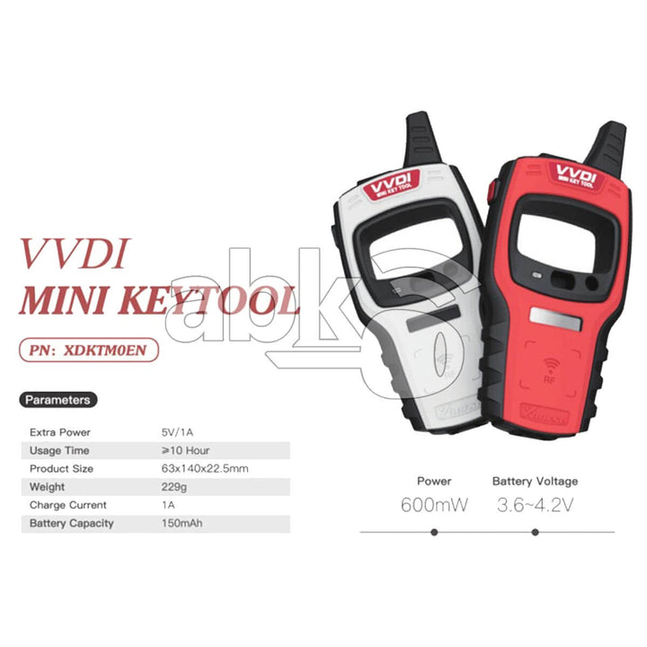 Xhorse VVDI Mini Key Tool Transponder Programmer - Cloner - Remote Generator - ABK-4477 - ABKEYS.COM