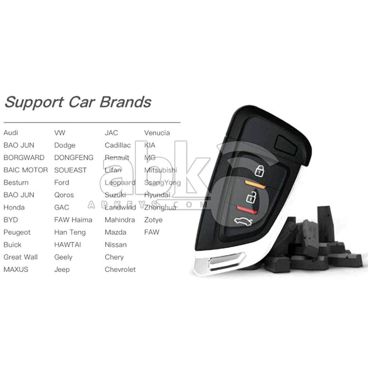 Xhorse Universal Smart Key XSCS00EN Hyundai Style 4Buttons - ABK-4488-XSCS00EN - ABKEYS.COM
