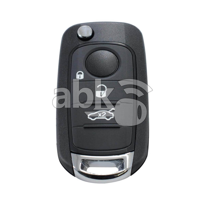 Fiat Egea 500X 2016+ Flip Remote 3Buttons 433MHz SIP22 - ABK-4489 - ABKEYS.COM