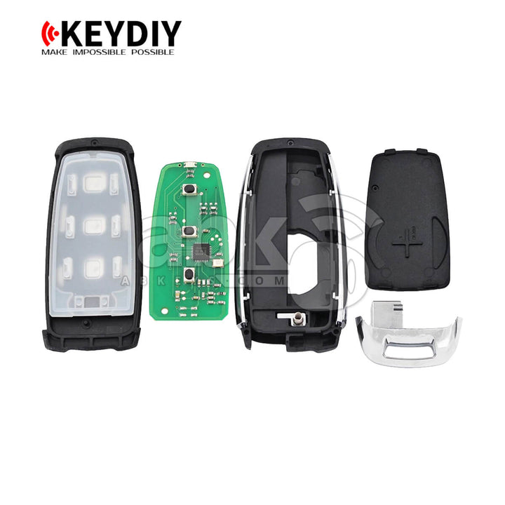 KeyDiy KD Universal Smart key ZB Series Audi Type With 3Buttons ZB08-3 - ABK-4499-ZB08-3 -