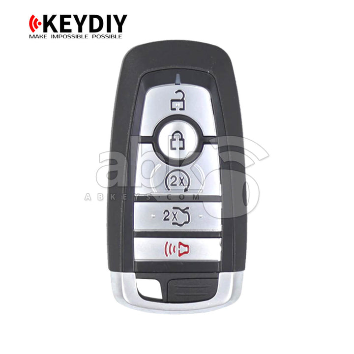 KeyDiy KD Universal Smart key ZB Series Ford Type With 5Buttons ZB21-5 - ABK-4499-ZB21-5 -