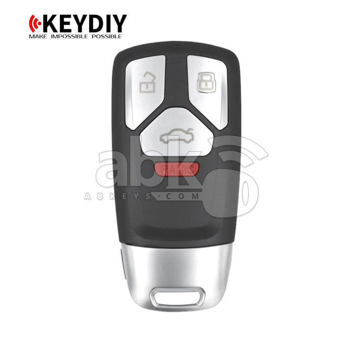 KeyDiy KD Universal Smart key ZB Series Audi Type With 4Buttons ZB26-4 - ABK-4499-ZB26-4 -