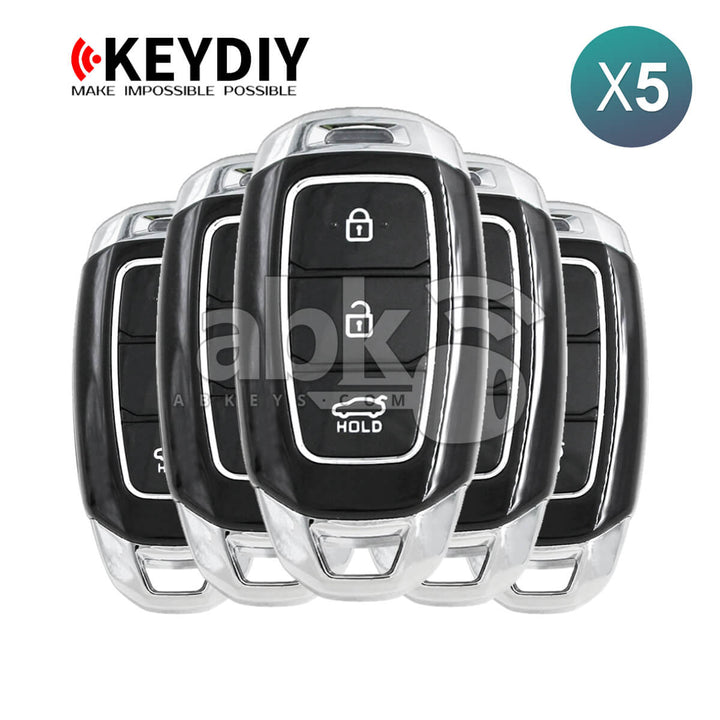 KeyDiy KD Universal Smart key ZB Series Hyundai Type With 3Buttons ZB28 5Pcs Bundle -