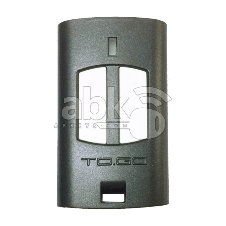 Beninca To Go 2WV Remote Control 2Buttons 433MHz Rolling Code - ABK-45-02 - ABKEYS.COM