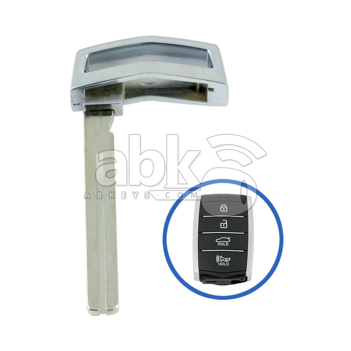 Hyundai Genesis 2017+ Smart Key Blade 81996-D2000 TOY40 - ABK-4539 - ABKEYS.COM