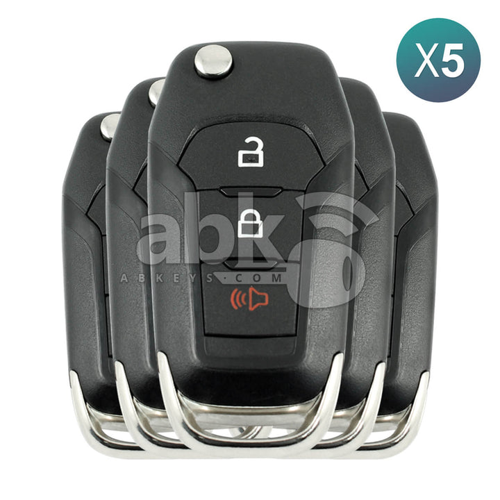 Ford Explorer Ranger F150 2015+ Remote Key 5Pcs Offer 3Buttons N5F-A08TAA 315MHz HU101 164-R8130 -