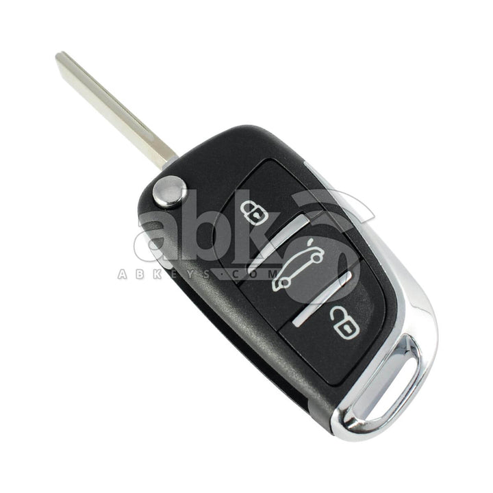 Citroen 2010+ Flip Remote Cover 3Buttons HU83 - ABK-4611 - ABKEYS.COM