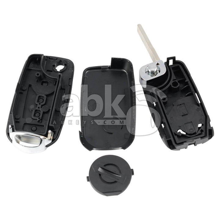 Fiat Egea 500X 2015+ Flip Remote Cover 3Buttons SIP22 - ABK-4620 - ABKEYS.COM