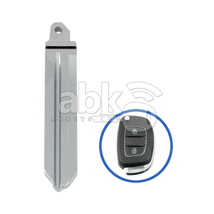 Genuine Hyundai H1 2015+ Flip Remote Key Blade 81996-4H000 HYN14 - ABK-4670 - ABKEYS.COM
