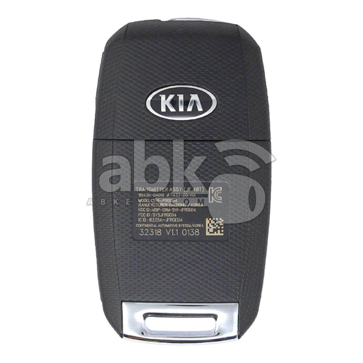 Genuine Kia Optima 2016+ Flip Remote 4Buttons 95430-D4010 95430-D4000 433MHz SY5JFRGE04 - ABK-4730 -