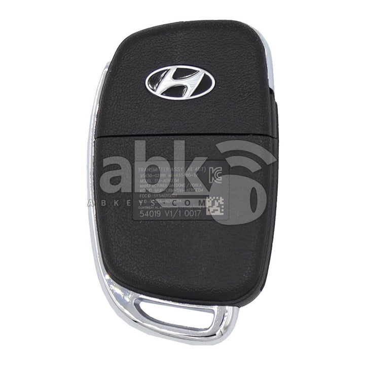 Genuine Hyundai Ioniq 2017+ Flip Remote 4Buttons 95430-G2010 433MHz SY5AERGE04 - ABK-4746 -